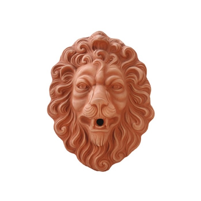Lion's Head in Terracotta